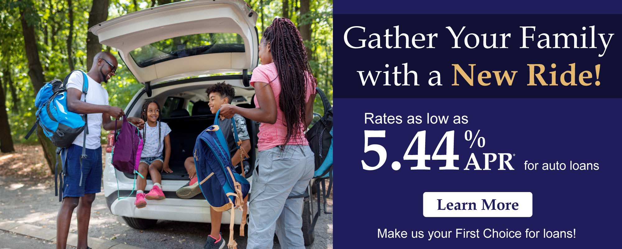 Gather your family with a New Ride!